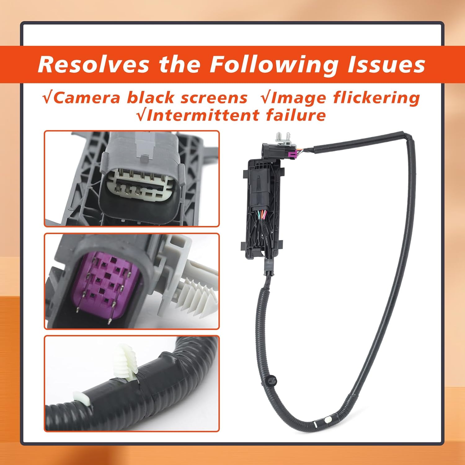 68096415AD Tailgate Wiring Harness Compatible with Dodge RAM 1500 2500 3500 Pickup 2013 2014 2015 2016 2017 2018 Truck Connector Harness Replacement Part