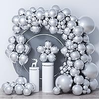 Vista 20 de Globos de arena blanca 60pcs de 5 pulgadas globos pequeños beige para arco de guirnalda de globos, redondos de 5 pulgadas, mini globo de látex