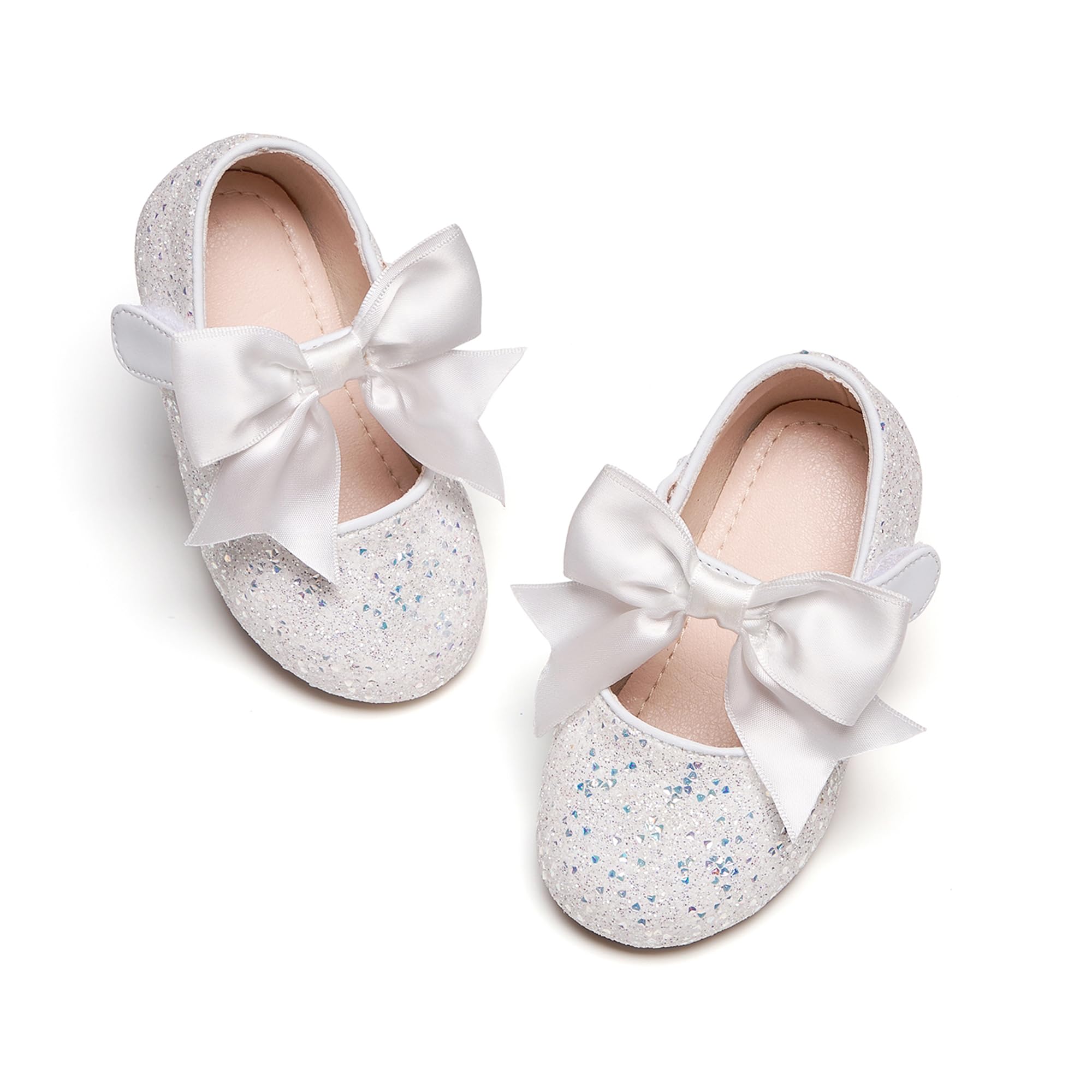 Kiderence Little Toddler Girls Dress Shoes Ballerina Ballet Flats Kids Mary Janes