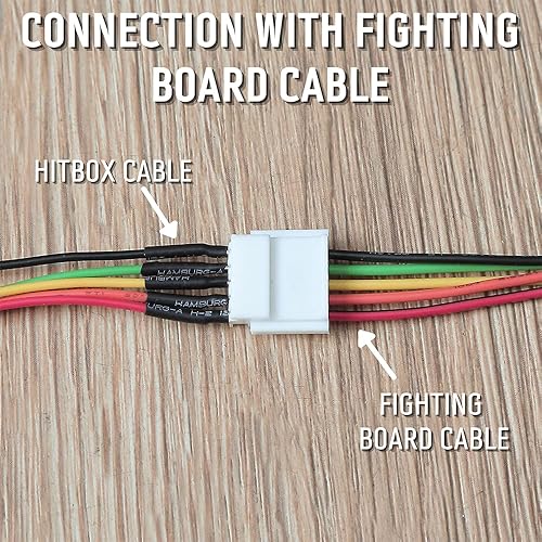 Miniatura 8 de Brook Fighting Board Cable 20-Pin Harness with 4-Pin Button Harness for DIY Arcade Stick Builds, Compatible with Brook Fighting Boards, Sanwa and