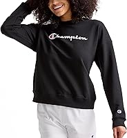 Vista 1 de Champion Sudadera para mujer, forro polar, cuello redondo, sudadera cálida para mujer (talla extra grande)