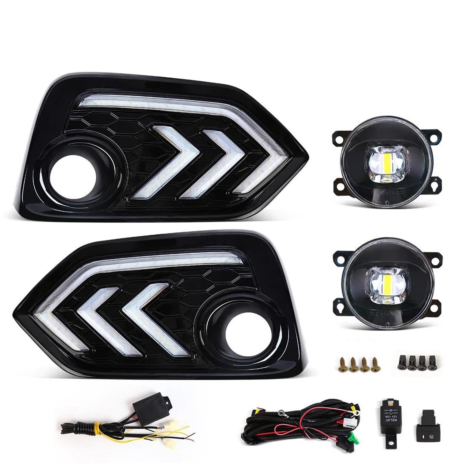 Feu avant antibrouillard pour Civic Hatchback 2016-2021 LED