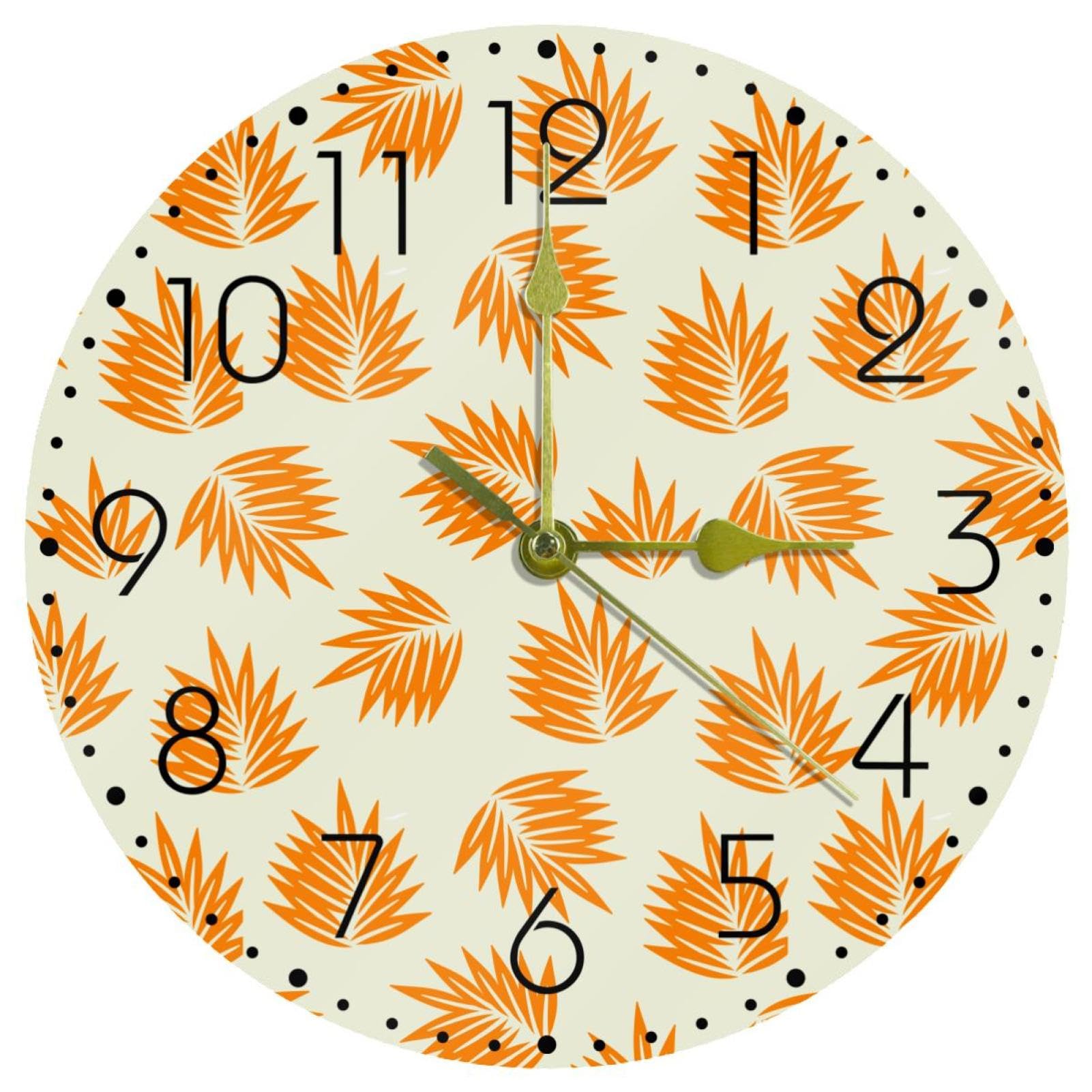 Horloge murale moderne sans tic-tac pour éliminer les bruits du salon