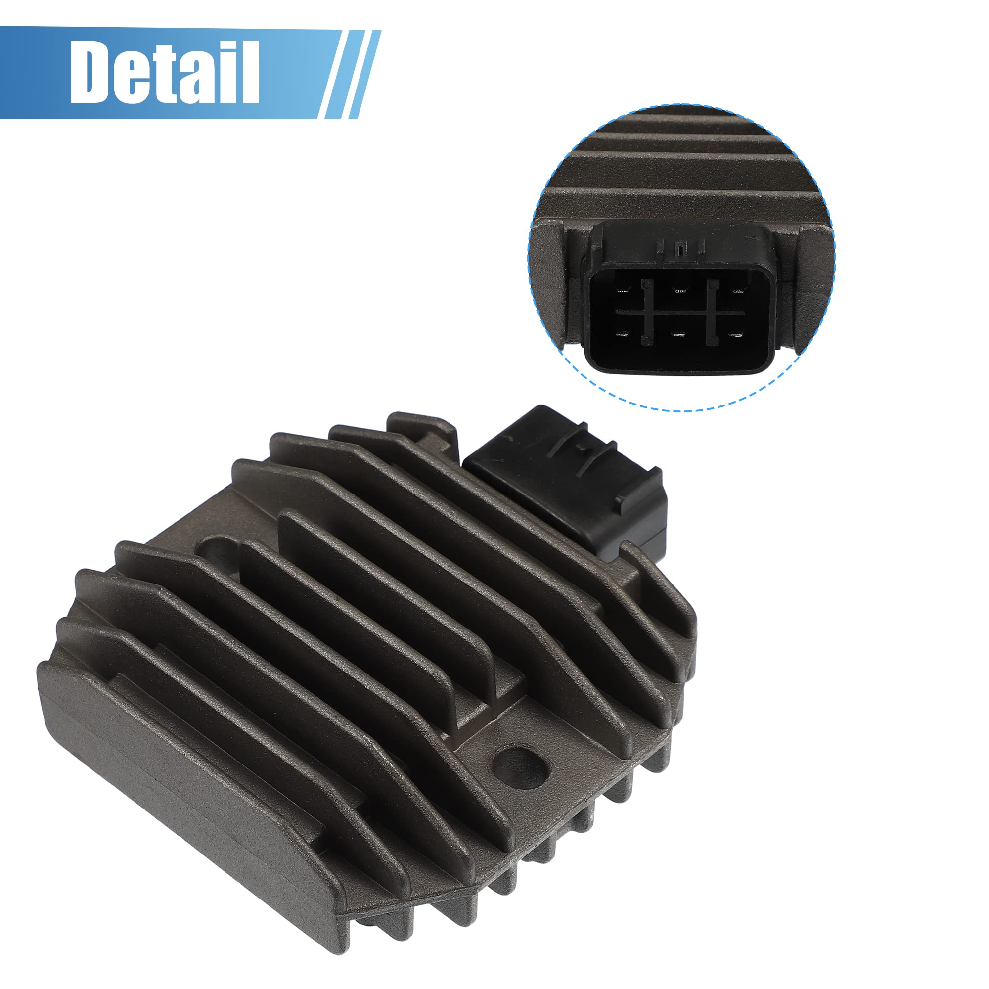 A ABSOPRO 5GT-81960-00-00 Tensione Regolatore Raddrizzatore per Yamaha Grigio