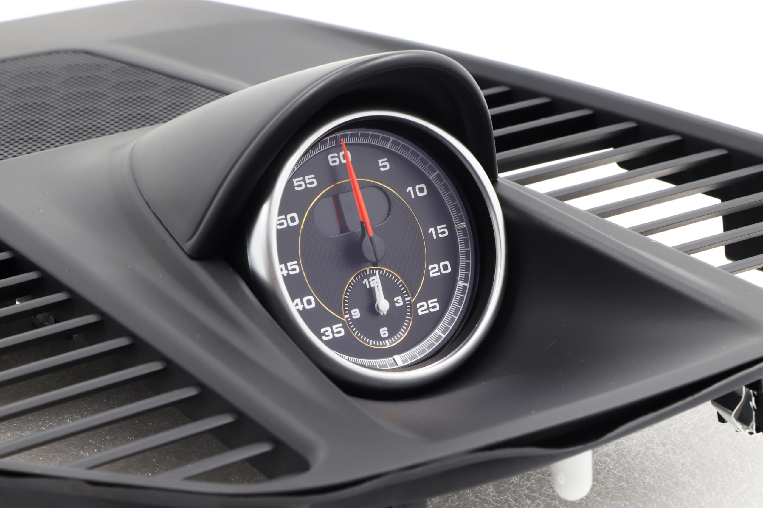 Sport Cronometro Cronometro Pannello per Porsche 911 991 2013-2019, Copertina nera e orologio nero