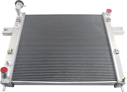 Miniatura 3 de Radiador para Jeep Grand Cherokee 4.0 Limited SE Sport 4.0L L6 1999-2004, radiador de aluminio de 4 filas