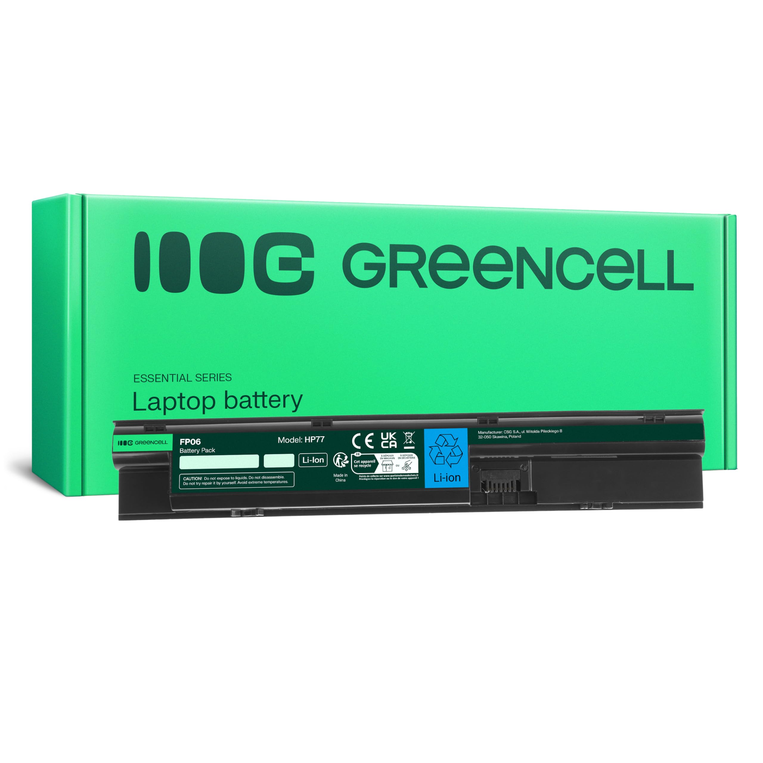 GREENCELL für HP ProBook 440 445 450 470 G0 G1 470 G2 / 11,1V 4400mAh