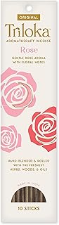 Triloka Original Incense, Rose, 10 Sticks