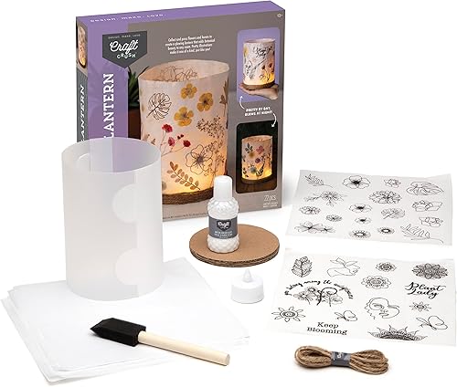 Miniatura 3 de Craft Crush Kit de fabricación de faroles de bricolaje de naturaleza, trae la naturaleza adentro, decoración de jardín, proyecto de arte,