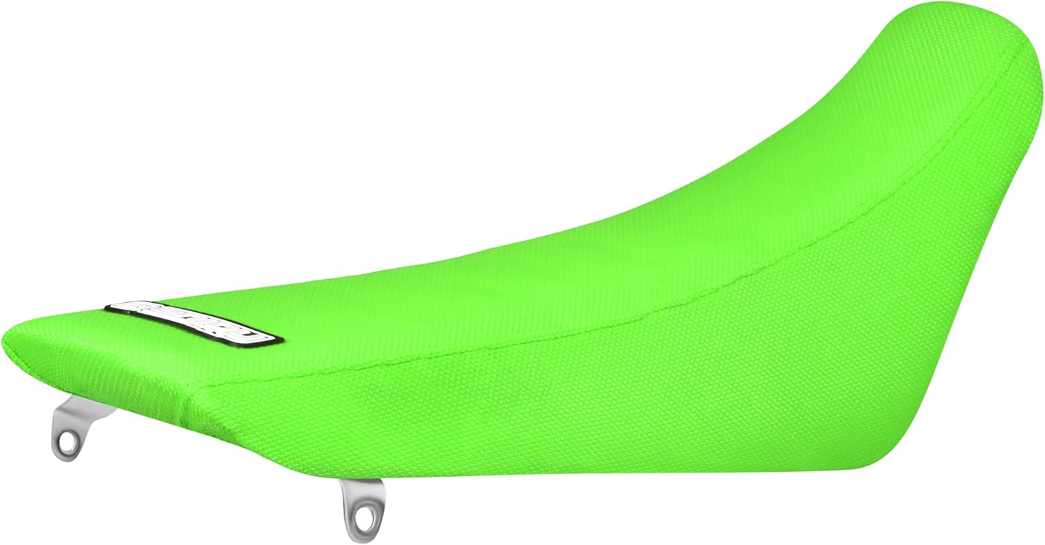 Enjoy Mfg Seat Cover - Compatible with Kawasaki 2001-2013 KX85 KX100 KX 85 KX 100 - #63 (All FLO Green Standard)