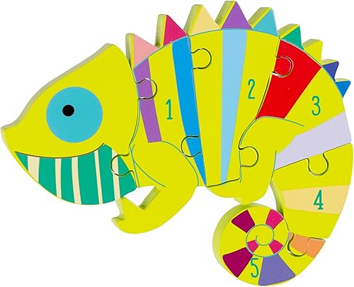 Miniatura 8 de Orange Tree Toys Rompecabezas de números de león