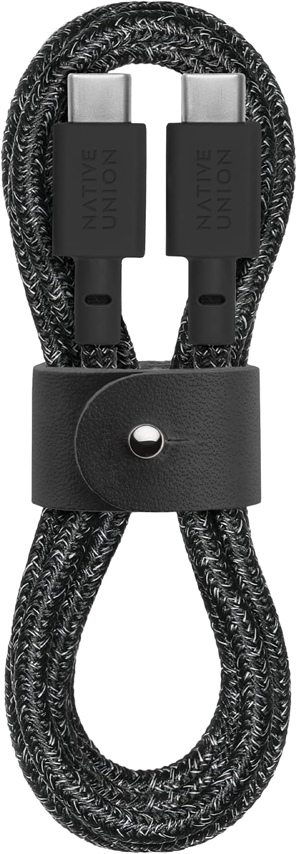 Native Union Type-C Belt Cable - 1.2m Ultra-Strong USB-C to USB-C Charging Cable for iPhone 17/17 Pro/17e, iPhone Air, iPad Pro/Air (M4), MacBook Air (M5), Galaxy S26/S25, Flip/Fold 7 (Cosmos)