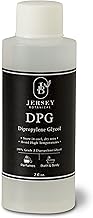Dipropylene Glycol DPG 2 oz. for Incense Making, Fragrance Cutting Oil, Soapmaking Carrier Oil, and Cosmetics and Lotions. Emulsifier, Highest Purity & Undiluted, Non-GMO Low Odor. Jersey Botanical