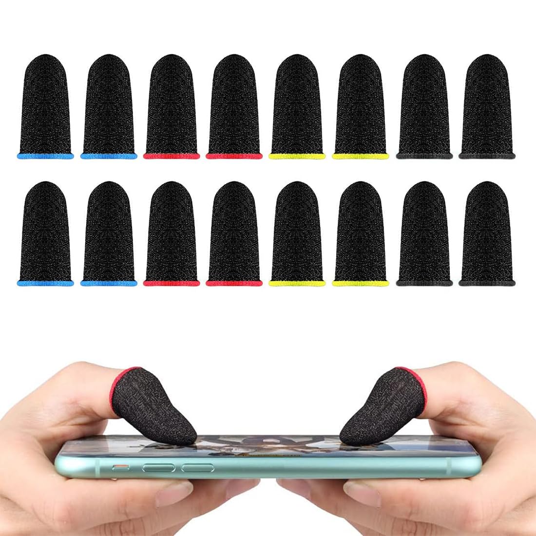 40 Guantini Per Dita Gaming - Traspiranti, Anti-Sudore Per Touchscreen - Foto 5