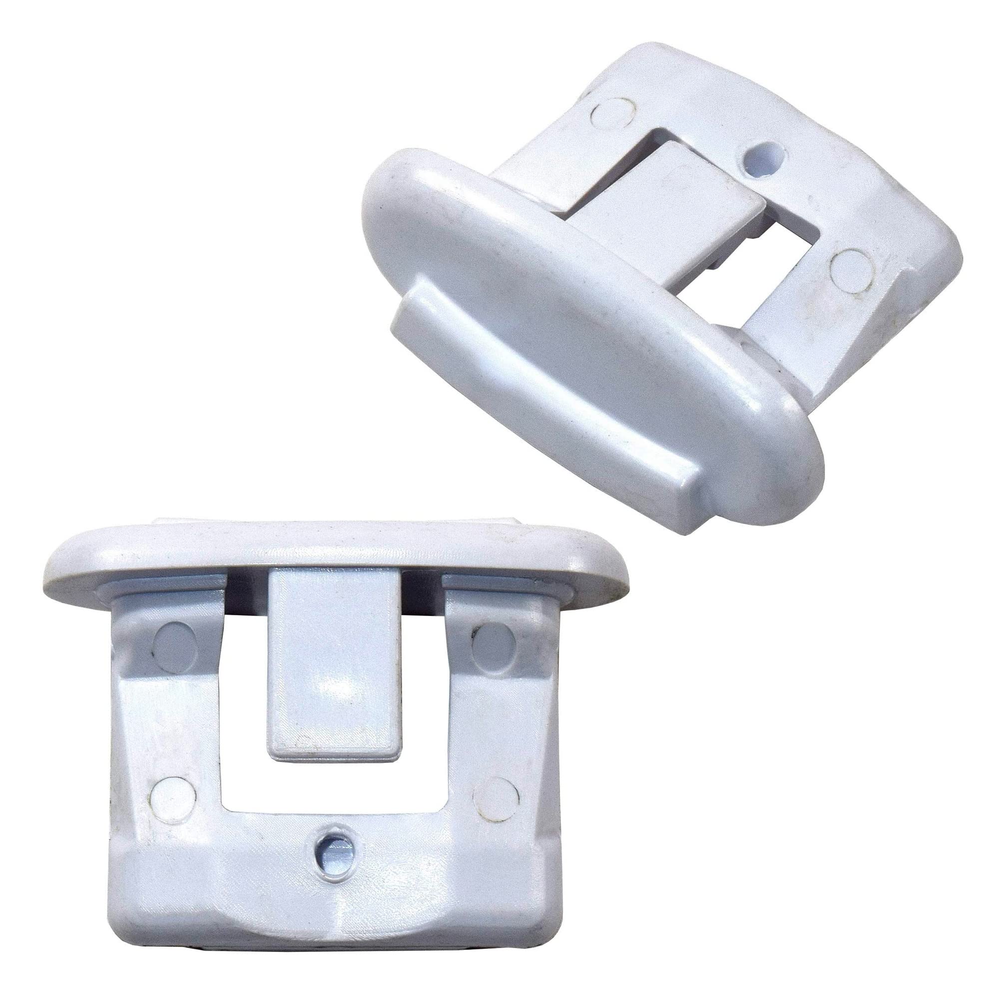 HQRP 2-Pack Rack Slide End Cap Compatible with GE GSD2220Z05BB GSD2230Z07WW GSD2300R00BB GSD2300V35BB GSD2301V00BB GSD2301V00WW GSD2301V35BB GSD2301V35WW GSD2325F00BB GSD2335F00WW Dishwasher