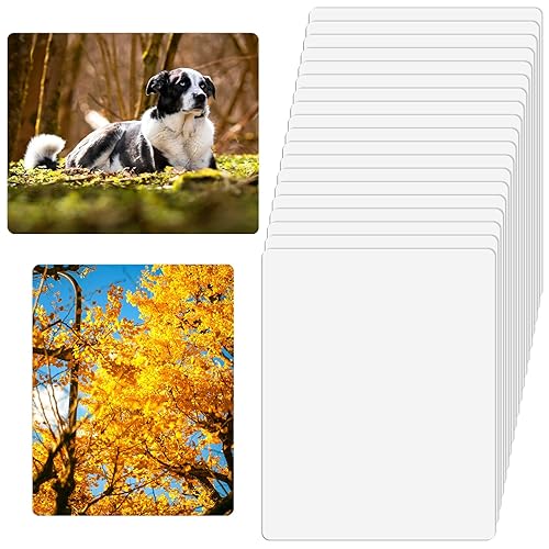 Xosjska 20 Pack 8''x10'' Sublimation Metal Photo Blanks, 0.45mm Aluminum