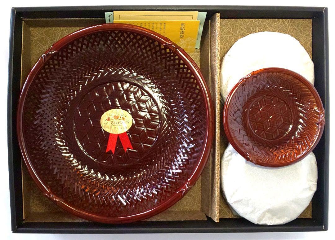 Amazon.co.jp: 籃胎漆器(らんたいしっき)セット 菓子鉢 茶托 Amazon.co.jp: 籃胎漆器(らんたいしっき)セット 菓子鉢 茶托