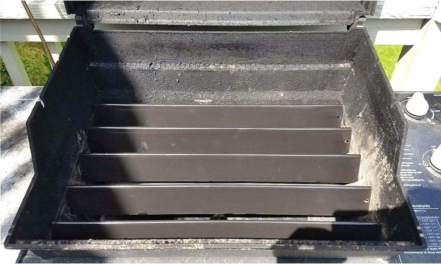 Hongso Grill Replacement Parts for Weber Spirit 300 Series (with Side-Mounted Control Panel) Genesis Silver Gold Platinum B C, Spirit 700, Weber 900, 7536 Flavorizer Bars 22.5", 7508 Tubes Kit