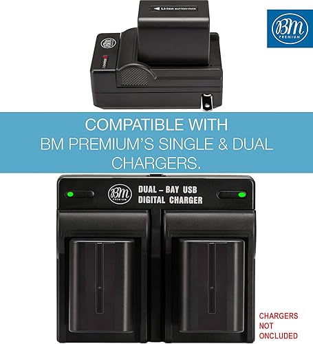 Miniatura 3 de BM Premium NP-F970 - Batería de alta capacidad para Sony PXW-Z150, NEX-EA50M, FDR-AX14K, HDR-AX2000, FX1, FX7, FX1000, HVR-HD1000, Z1U, Z5U, Z7U,