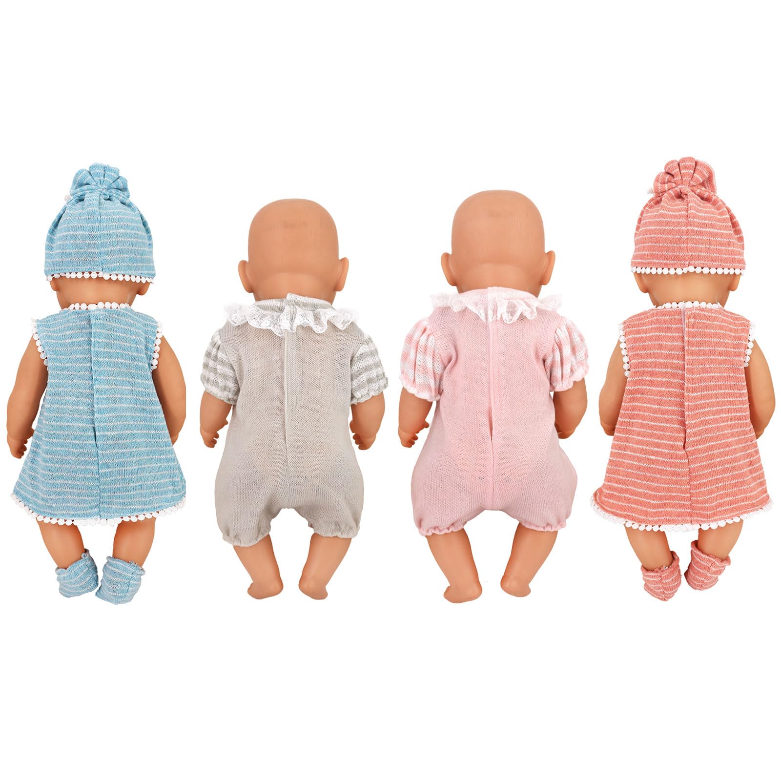 Baby Doll Clothes Accessories with Hat Socks for 18 Inch Girl Doll and 14-16 inch Doll — view 3