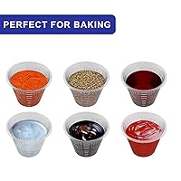 Vista 5 de Disposable Medicine Cups Graduated, Bulk Pack of 100, 1 oz (30ml) Small Plastic Measuring Cup for Liquid Medication, Paint, epoxy, Pill and Resin.