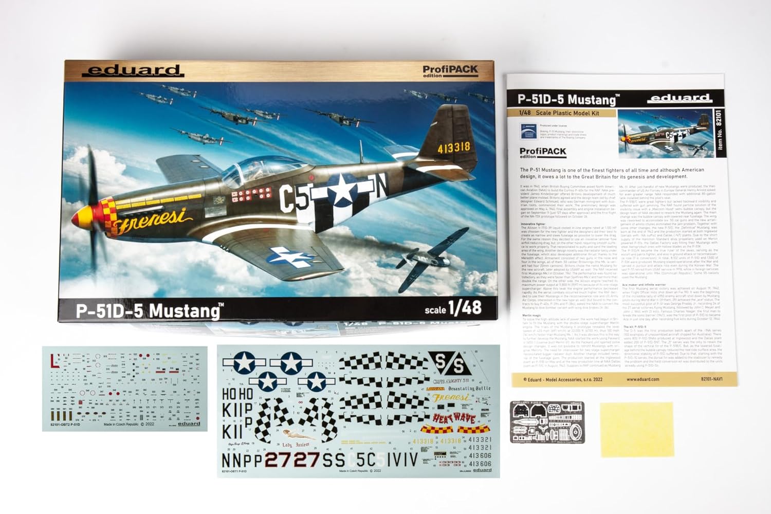 Eduard EDK82101 1:48 Profipack-P-51D-5 Plastic Model kit
