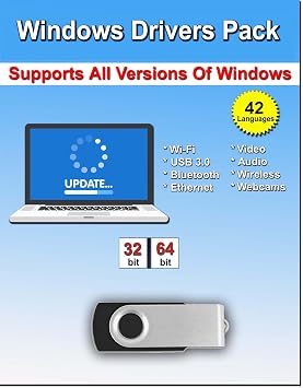 9th & Vine متوافق مع Windows Driver Pack USB لنظام التشغيل Windows 11 و 10 و 8.1 و 8 و 7 و Vista و XP في 32/64 بت لمعظم أجهزة الكمبيوتر / أجهزة الكمبيوتر المحمولة