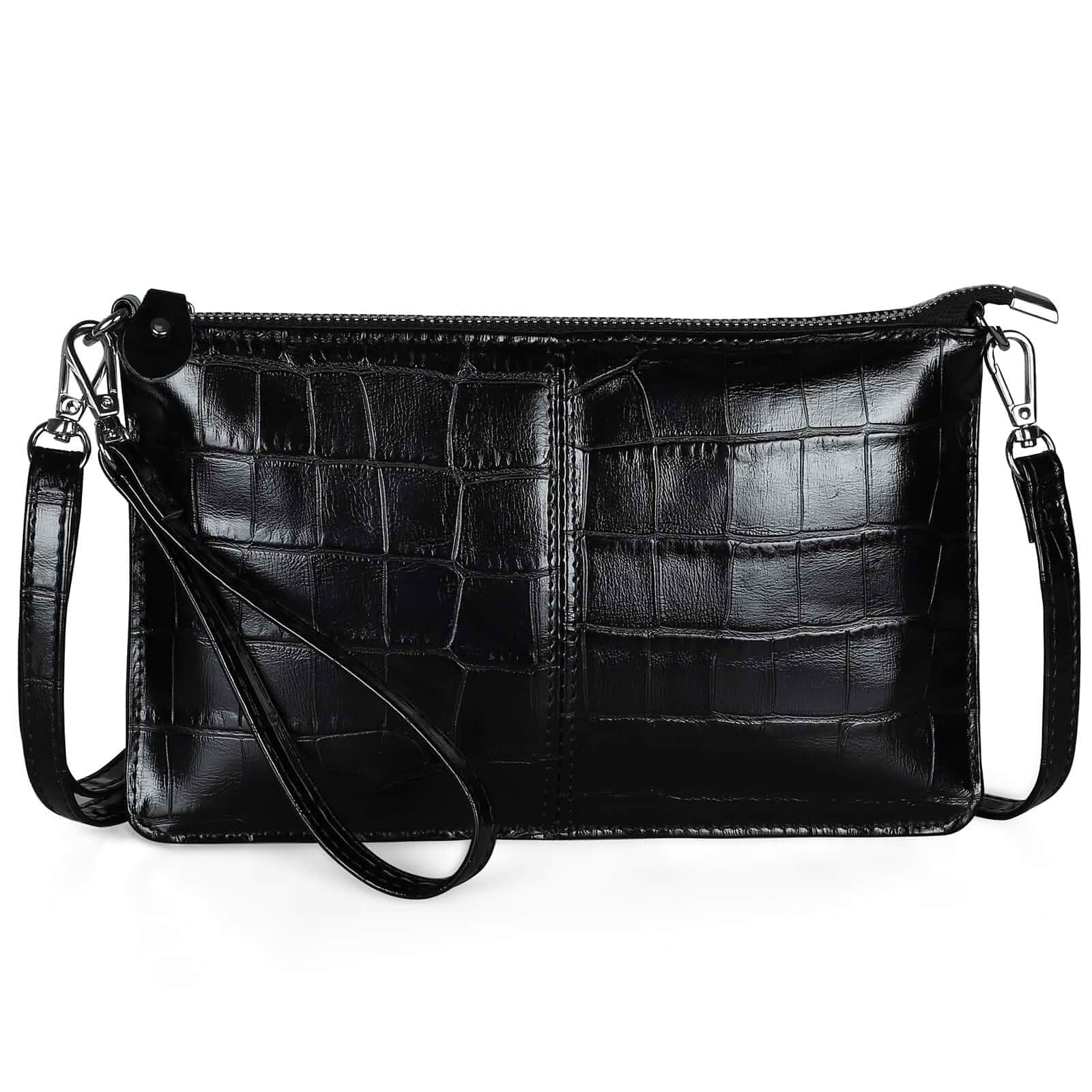 befen Genuine Leather Small Crossbody Bags for Women Wristlet Wallet Purses Real Leather, RFID Blocking Card Slots, Wristlet Strap, Clutch Purse, Fit iPhone 17 Pro Max, Leather Handbags