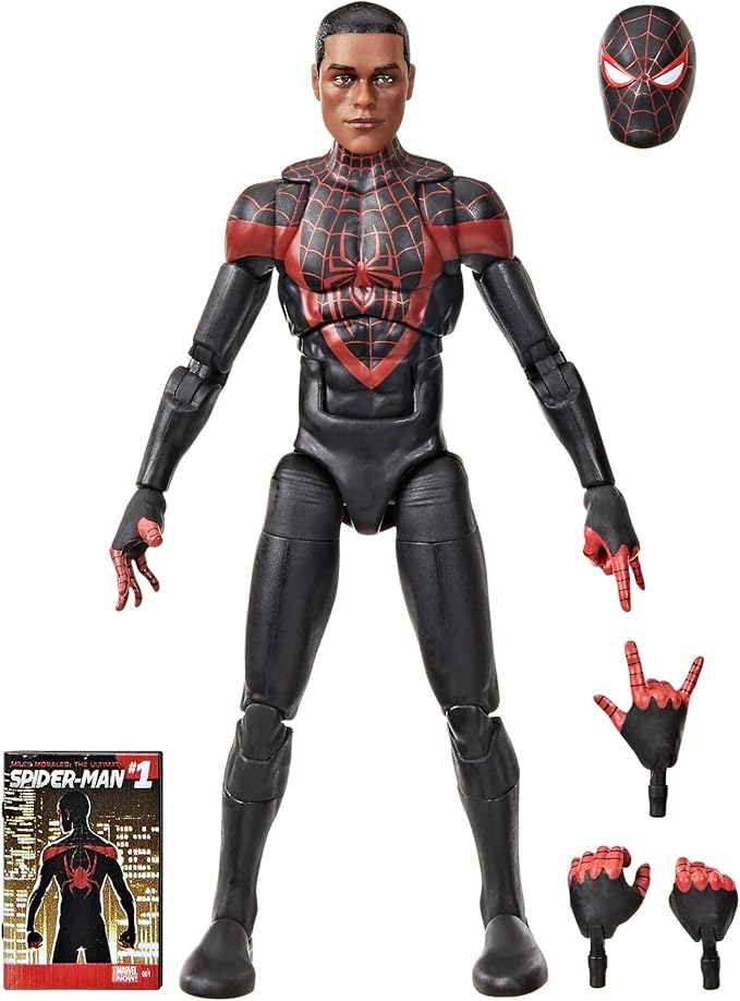 Marvel Tōkon Fighting Souls Introduces Peni Parker and New Hero Team, the Amazing Guardians 8 71RmDi Marvel Legends Series Ultimate Miles Morales, Spider-Man Comics-Inspired Collectible 6-Inch Scale Action Figure with Character-Sized Comic Accessory