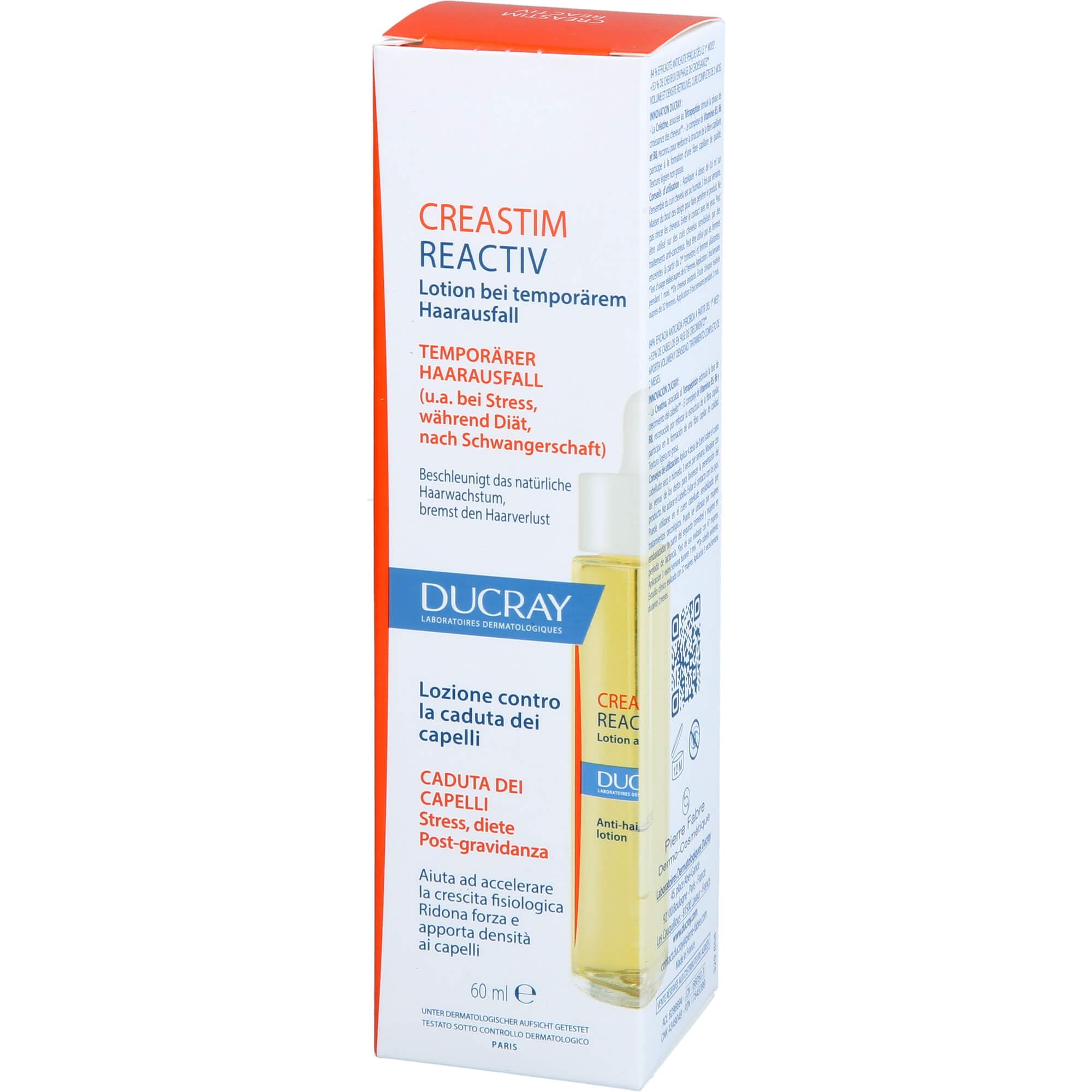 DUCRAY Creastim Reactiv Lotion für Haarausfall, 60 ml