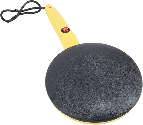 ZJchao Sartén eléctrica antiadherente para crepas con placa de inmersión, máquina de 8 pulgadas para tortillas caseras, panqueques, tortillas,