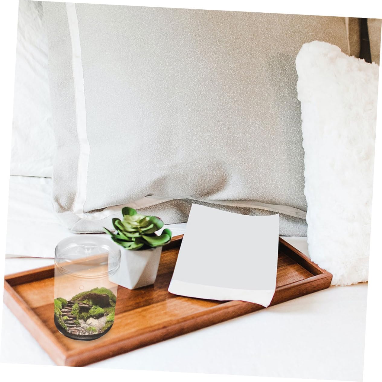 PRETYZOOM Micro Landscape Planter Bottle Decorative Terrarium for Succulents Plants for Home Office and Tabletop Creative Indoor Gardening