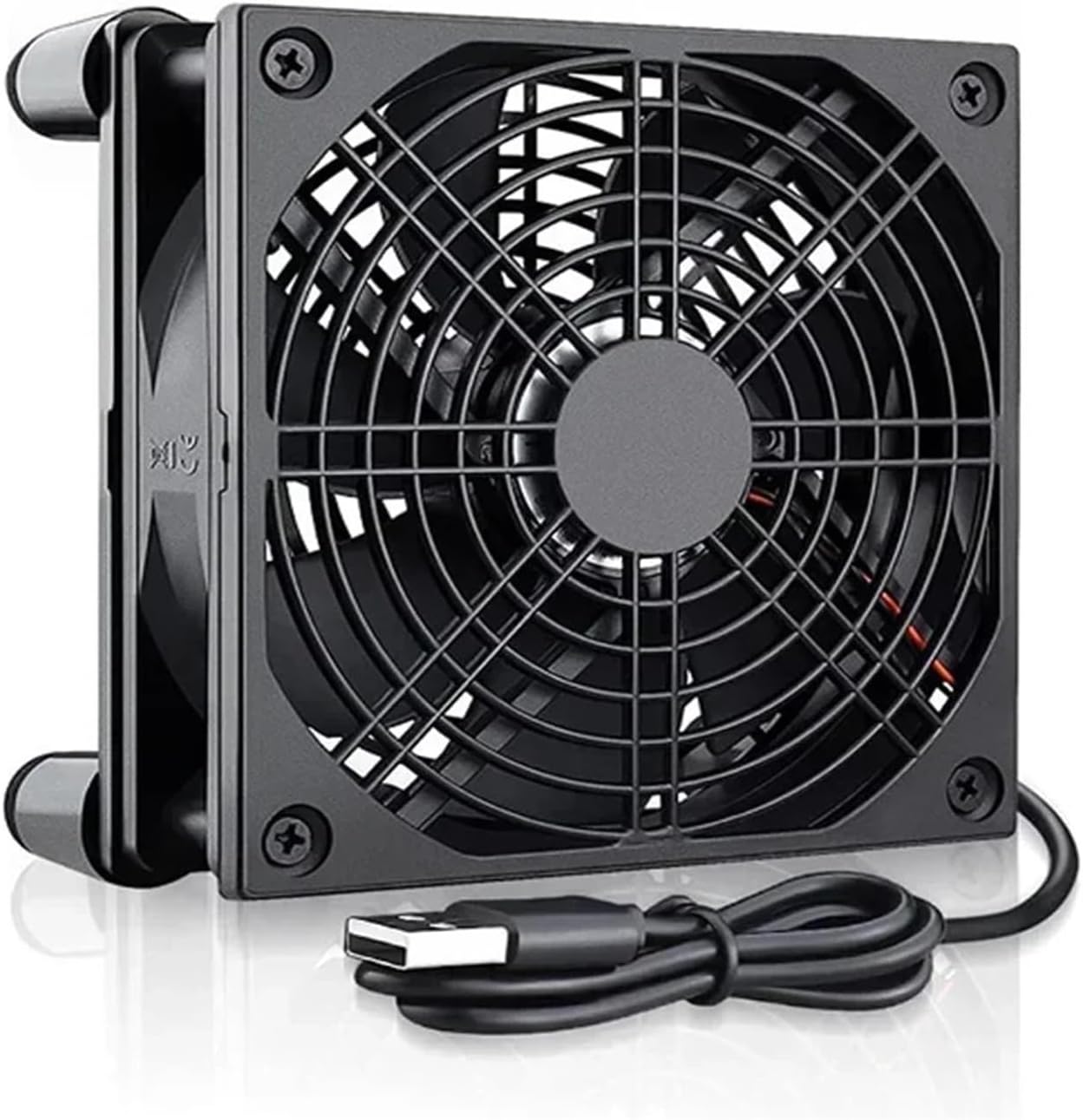 Laptop 12CM Cooling Fan Radiator Router Cooling Fan High Airflow Quiet 5V USB Power Supply