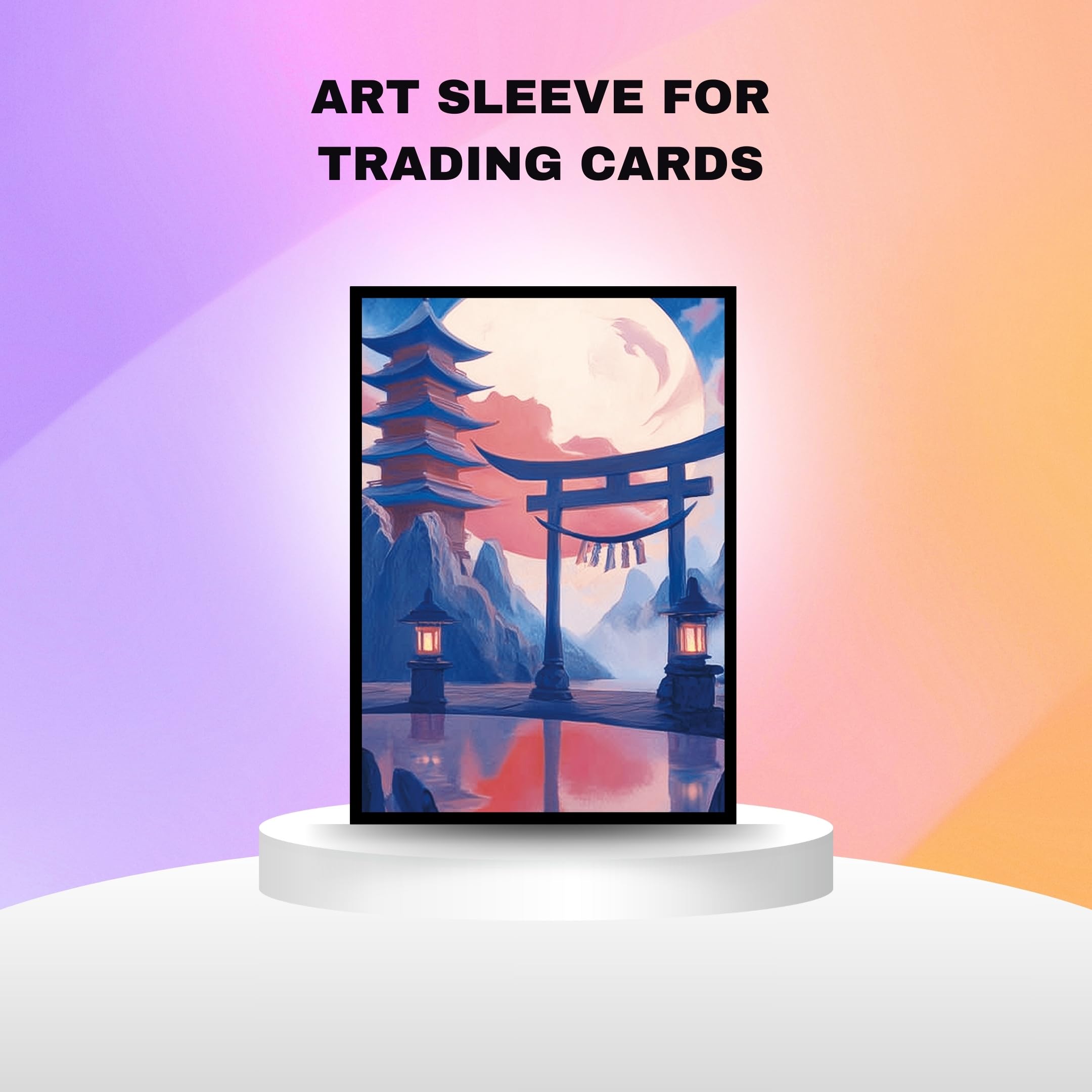 Trading Card Sleeves, 100 Count, Smooth Matte Art Back & Clear Front (66 x 92 mm), Fits Standard Cards, MTG - Image 2
