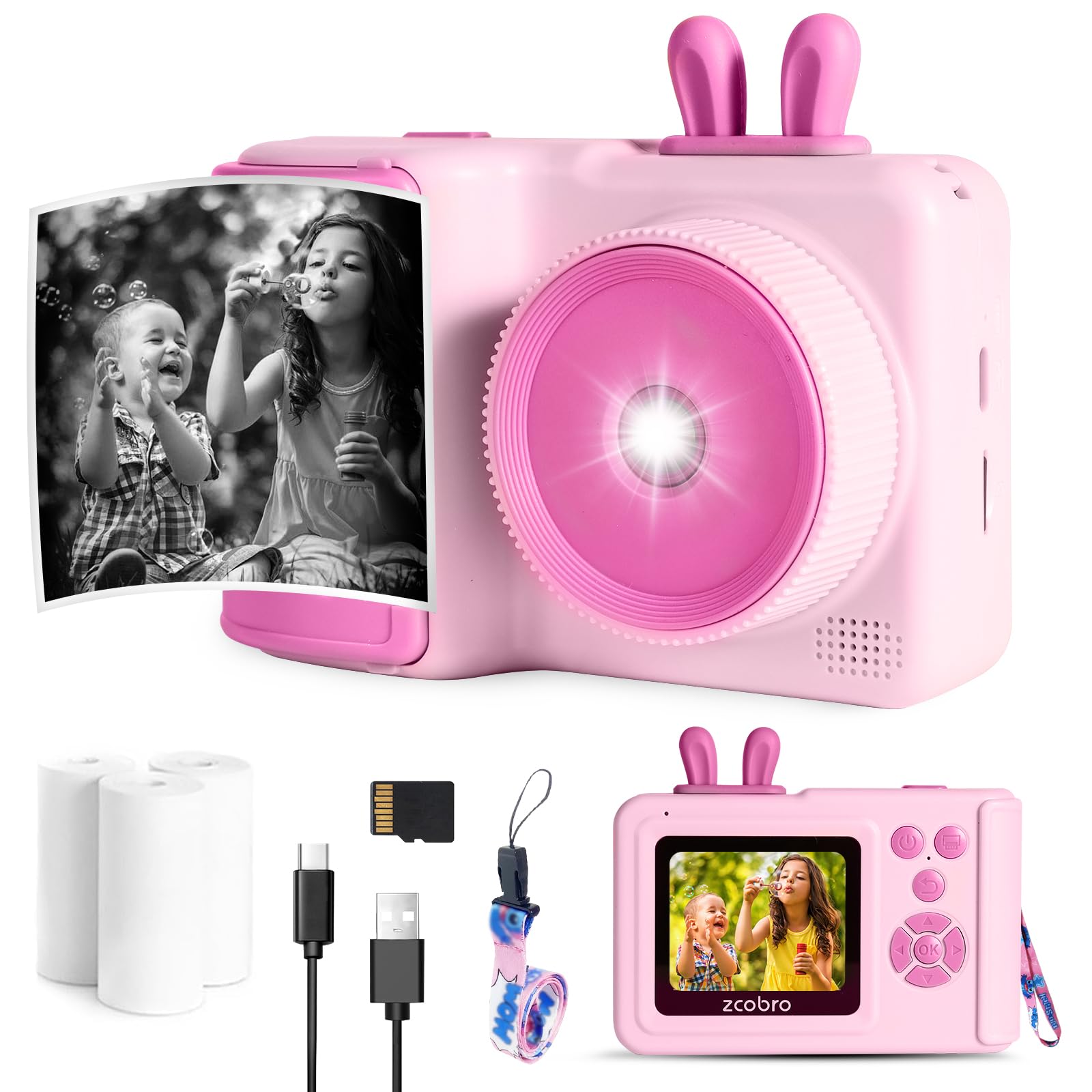クリアファイル camera-mama Amazon.com: Kids Camera Instant Print Photo, Children