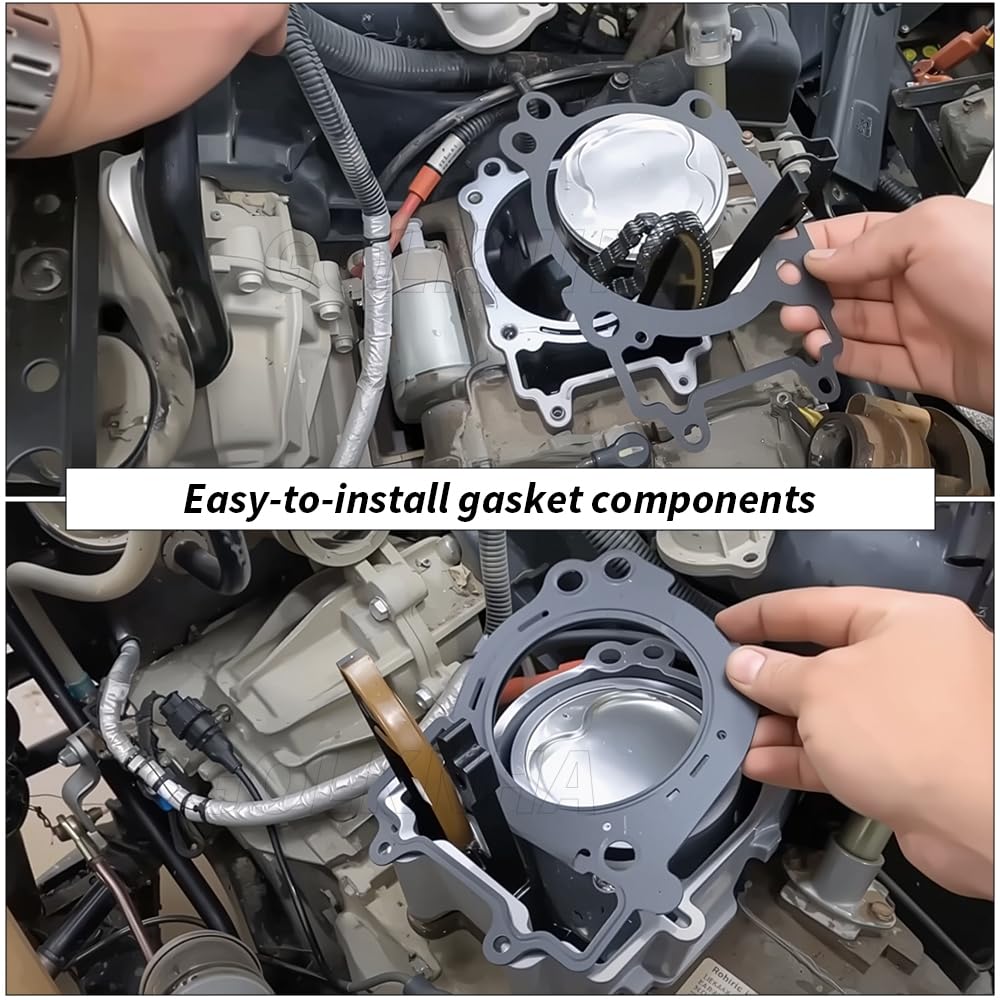2-Stroke Complete Top & Bottom End Gasket Kit for Polaris Ranger 500 Sportsman 450 ACE 2017-2022