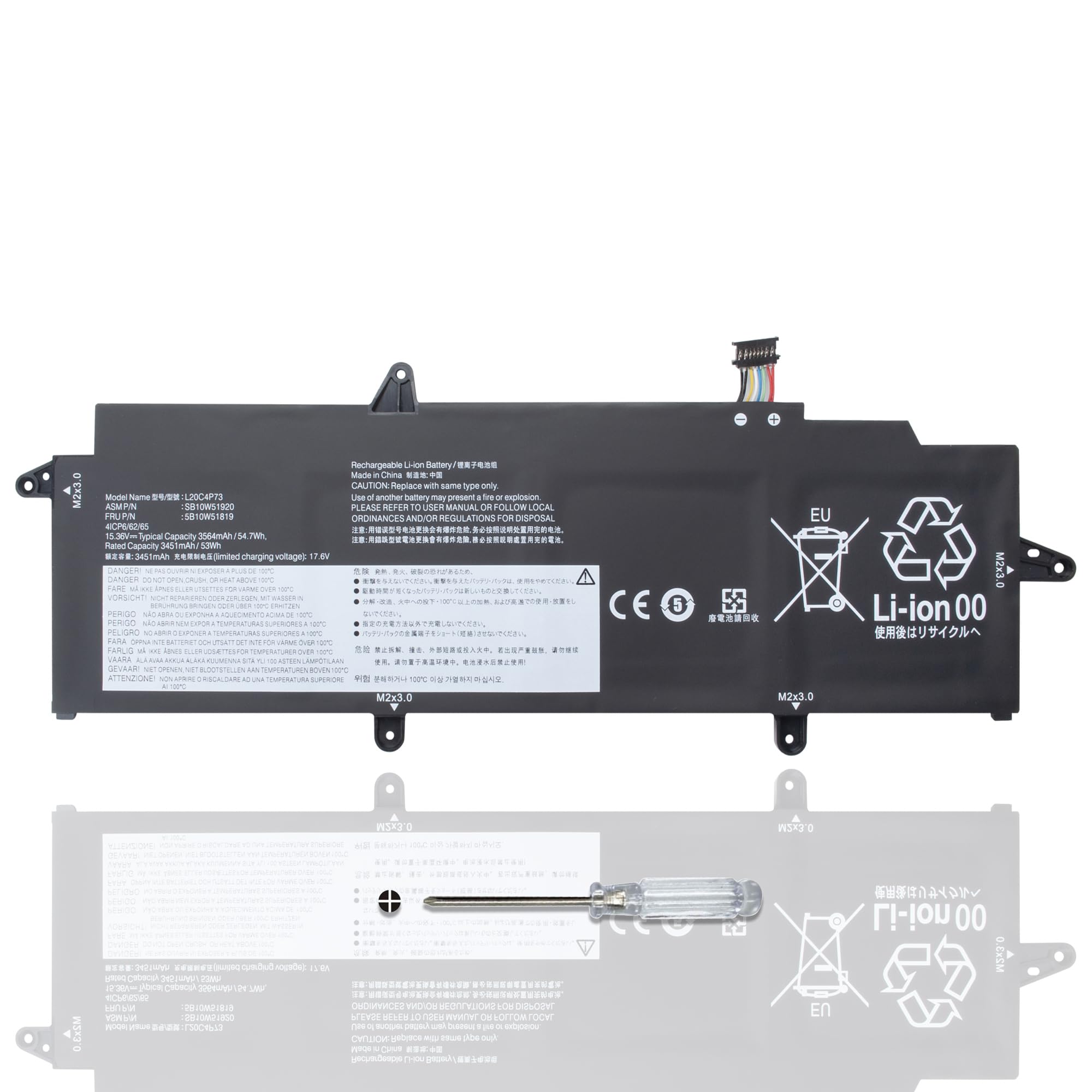 Amazon.com: L20M4P73 L20C4P73 L20L4P73 L20D4P73 Laptop Battery for