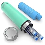 Disoncare Odyssey 60H 3 Insulin Pen Cooler Case - TSA Approved, Medication Cooler for Travel, Diabetic Insulin & EpiPen Carry Case, Ice Pack with Medical Alert Tag (Cyan)