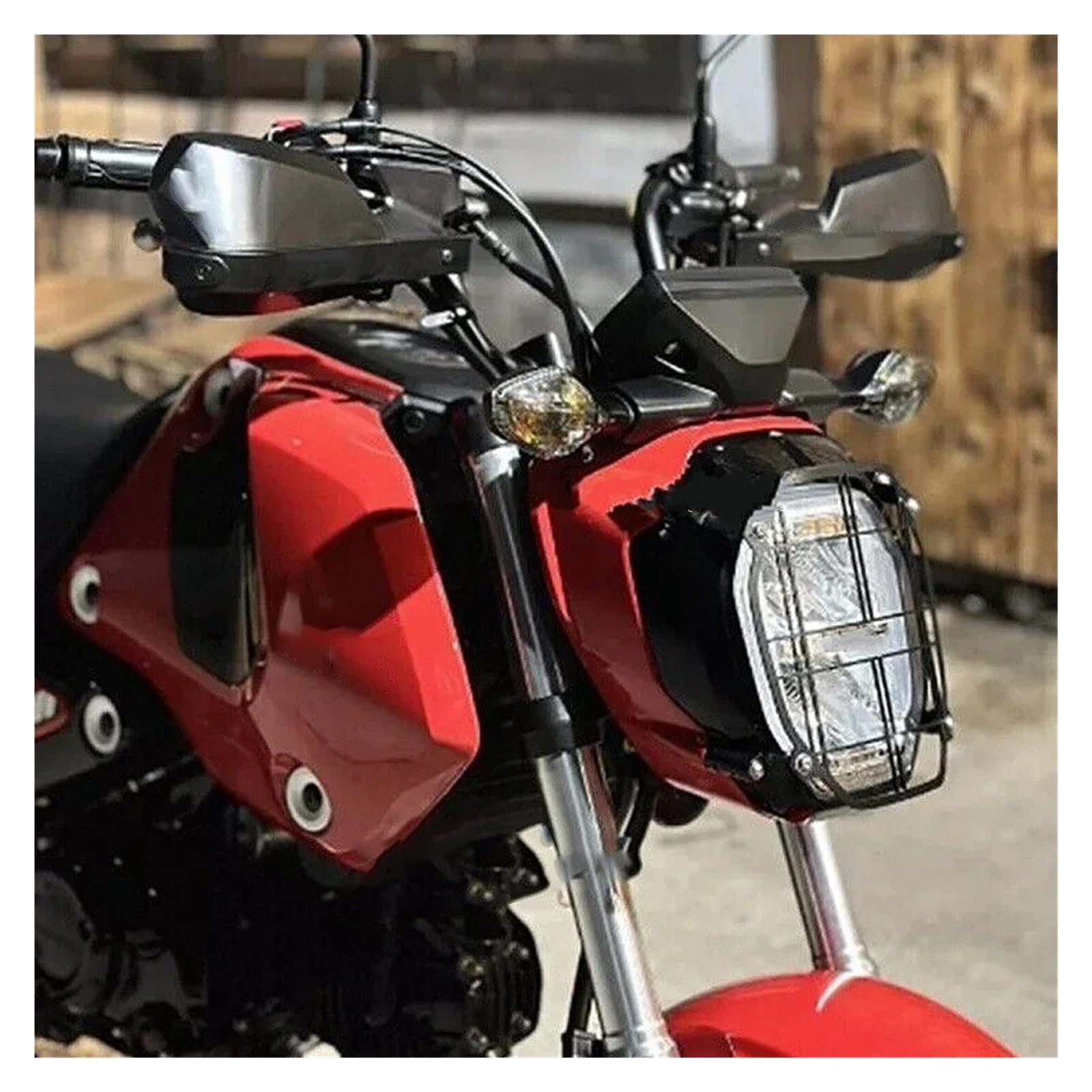 Motorrad Scheinwerfer Abdeckung Für H2C Für MSX Für GROM Zubehör Motorrad Scheinwerfer Schutz Kopf Metall Grill Abdeckung Protektoren