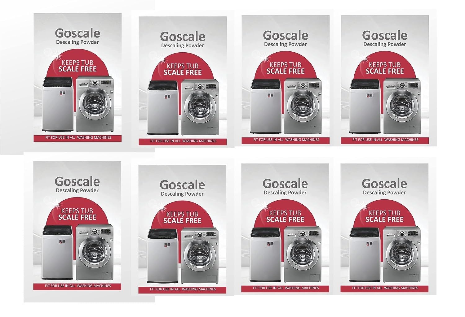 Descale Compatiable for LG & Whirlpool Washing Machine Front Load and Top Load, Cleaning Powder, Descaling Powder, Drum Cleaner 100g (Pack of 8)(Style_5 (B0CY9VVYM8) Amazon Price History, Amazon Price Tracker