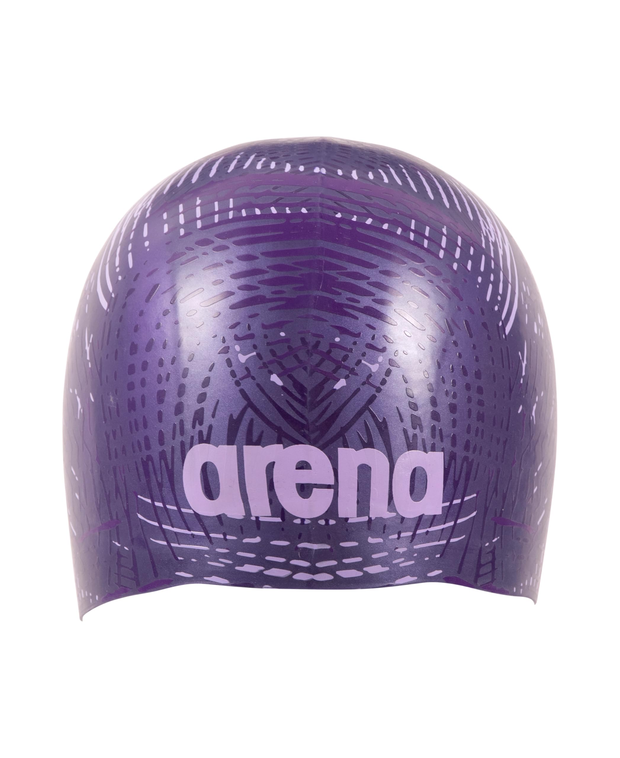 Arena Unisex Adult Poolish Molded Silicone Swim Cap for Women and Men Fitness Swimmers Intensive Training Durable Soft Elastic Bathing Flat Cap, Team Energy Plum