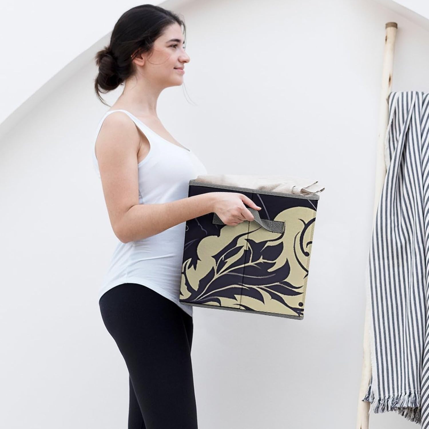 Bat Pattern Storage Box, Collapsible Storage Box, Clothing Storage Box, Sturdy And Foldable, Suitable for Storing Books, Toys, Clothes, Socks Or Toys