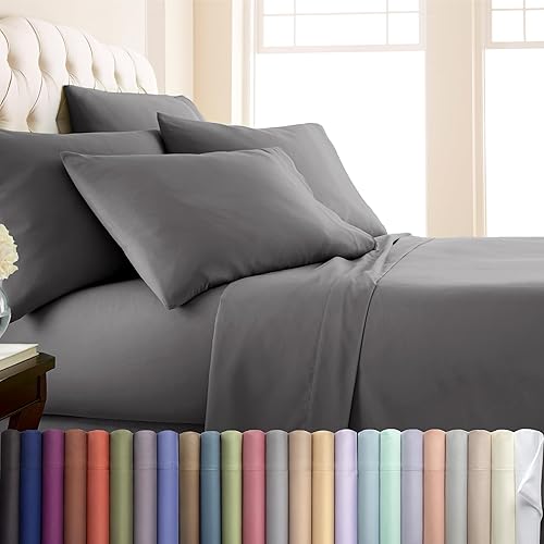 Miniatura 14 de Southshore Fine Living, Inc. Colección premium, juego de sábanas de 6 piezas tamaño Queen con bolsillo profundo y sábana bajera de bolsillo profundo