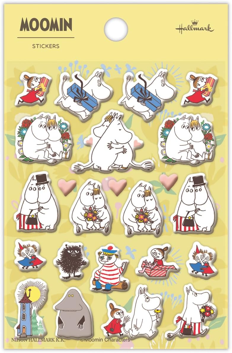 Hallmark Moomin Clear Folder, My Little Thing, Green 841836