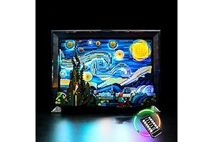 Stunning Light Kit for LEGO 21333 Vincent Van Gogh's 'The Starry Night'