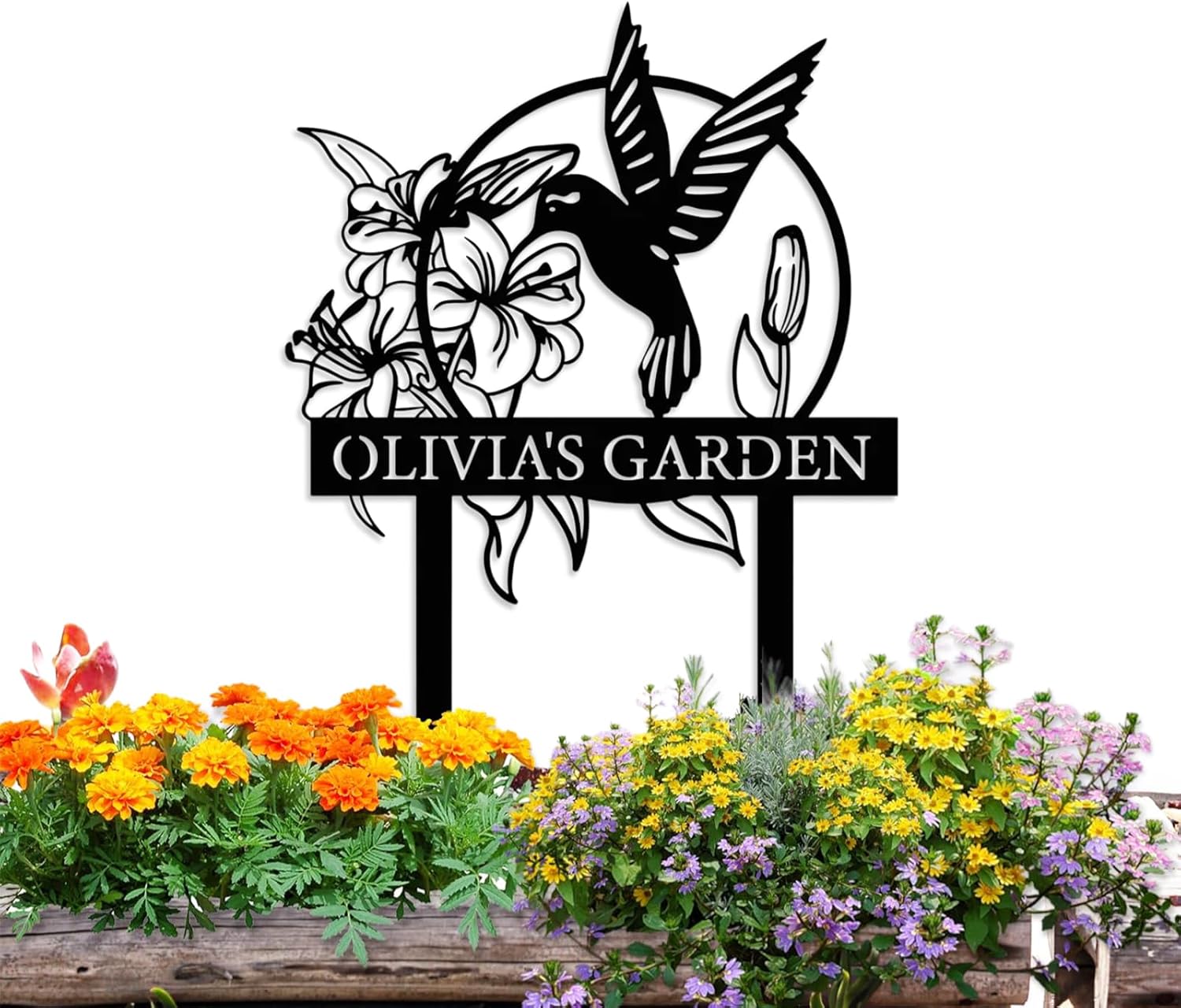 Dyoart Personalized Garden Signs | Garden Stake Metal Sign | Custom Garden Sign …