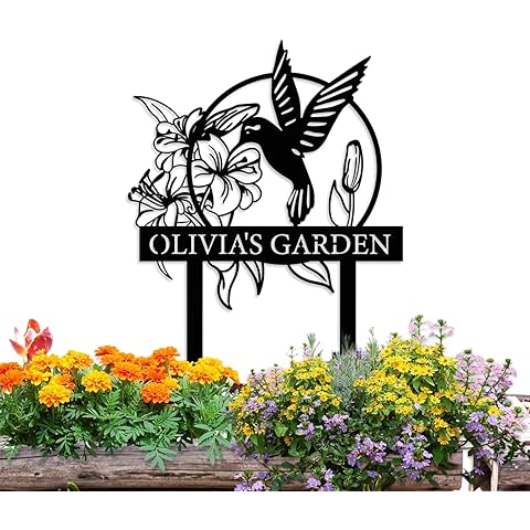 Personalized Garden Signs | Garden Stake Metal Sign | Custom Garden Sign | Customiz...