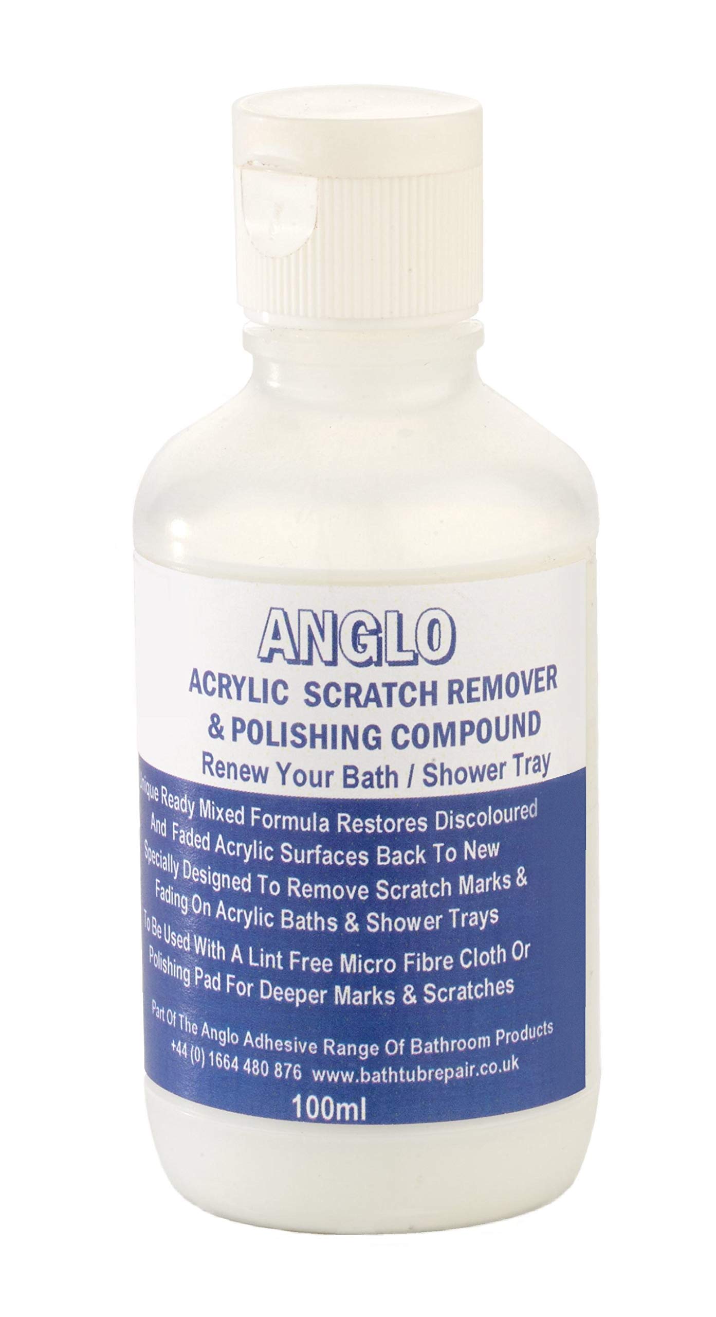 Anglo Adhesives Premium Acrylic Scratch Remover & Polish Compound