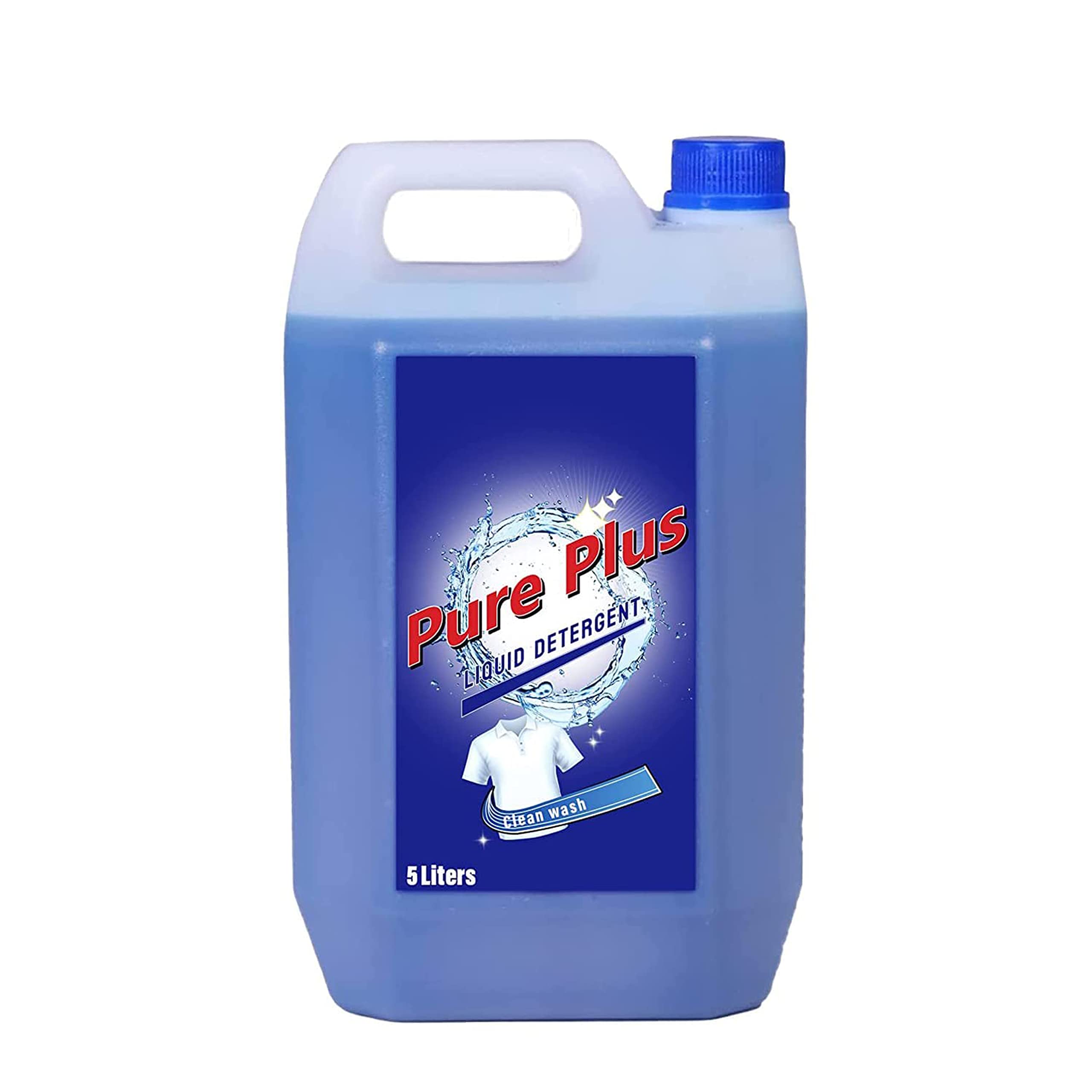 Pure Plus Matic Liquid Detergent for Top Load & Front Load, Detergent Liquid for Washing Machine, Laundry Detergent - 5 Liters