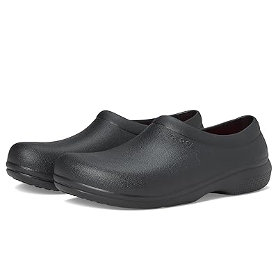Crocs Work Work On The Clock Literide Slip On Shoes Black